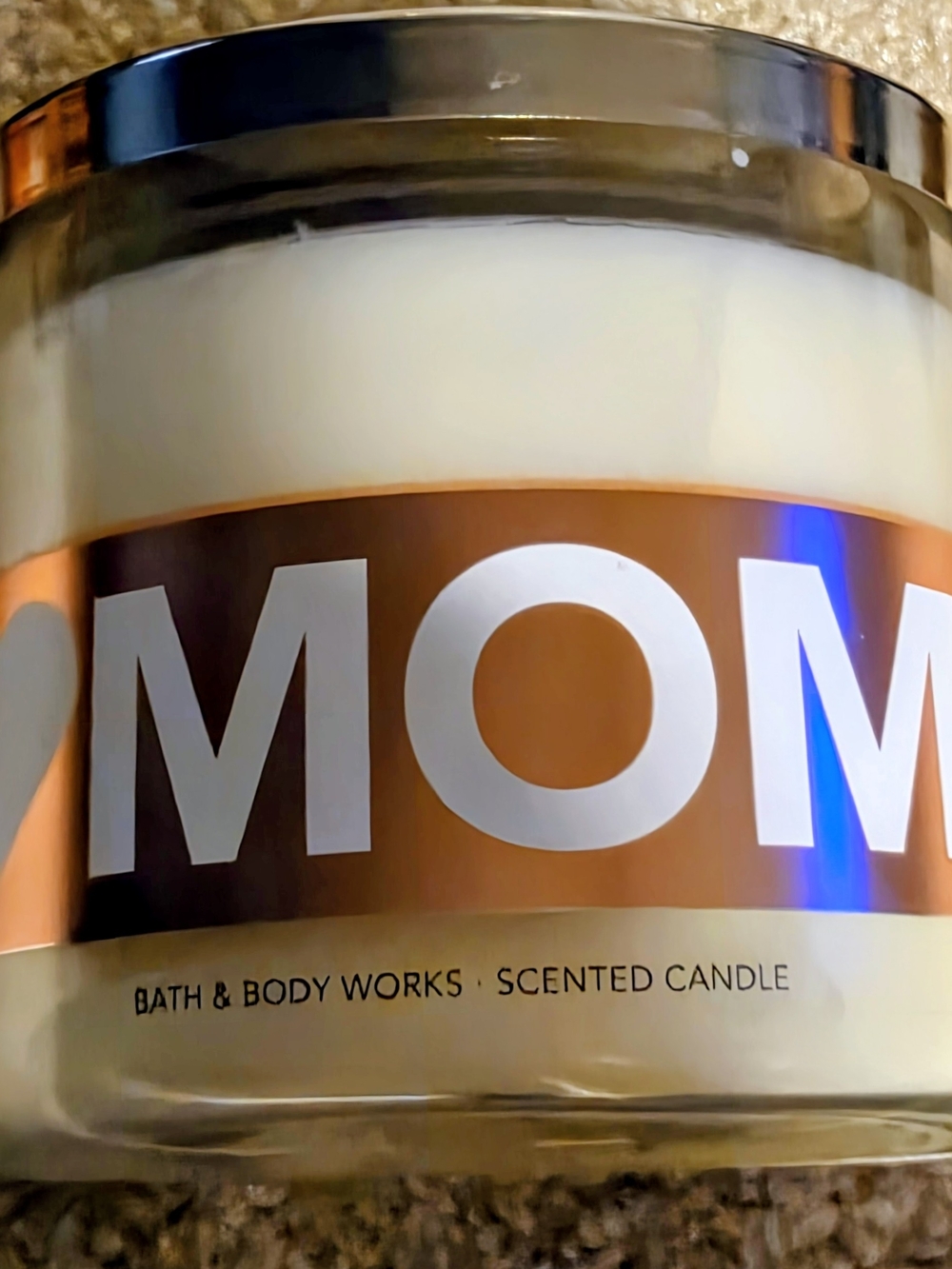 Bath & Body Works MOM Scented Candle – White NEW